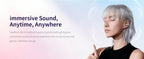 SayRose Crescent Diamond Quilted Wireless Earbuds RJ-65