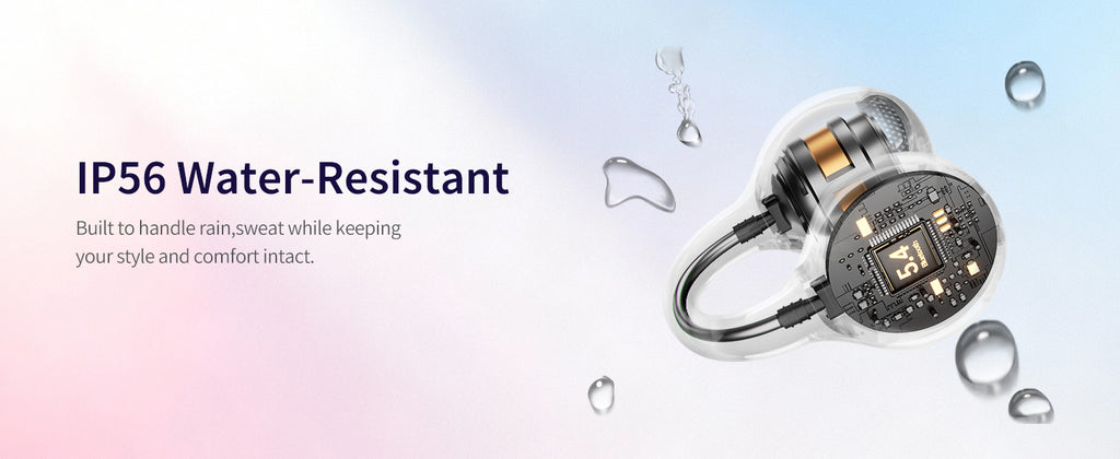 SayRose Crescent Diamond Quilted Wireless Earbuds RJ-65