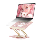 SayRose Cute Paws Adjustable Laptop Stand with 360 Rotating Base