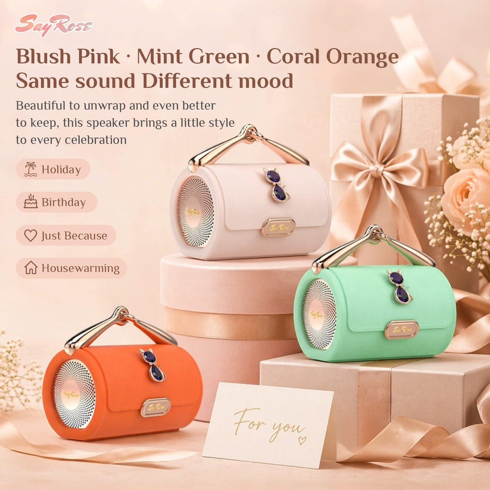 SayRose Portable Wireless Handbag Speaker YX-50