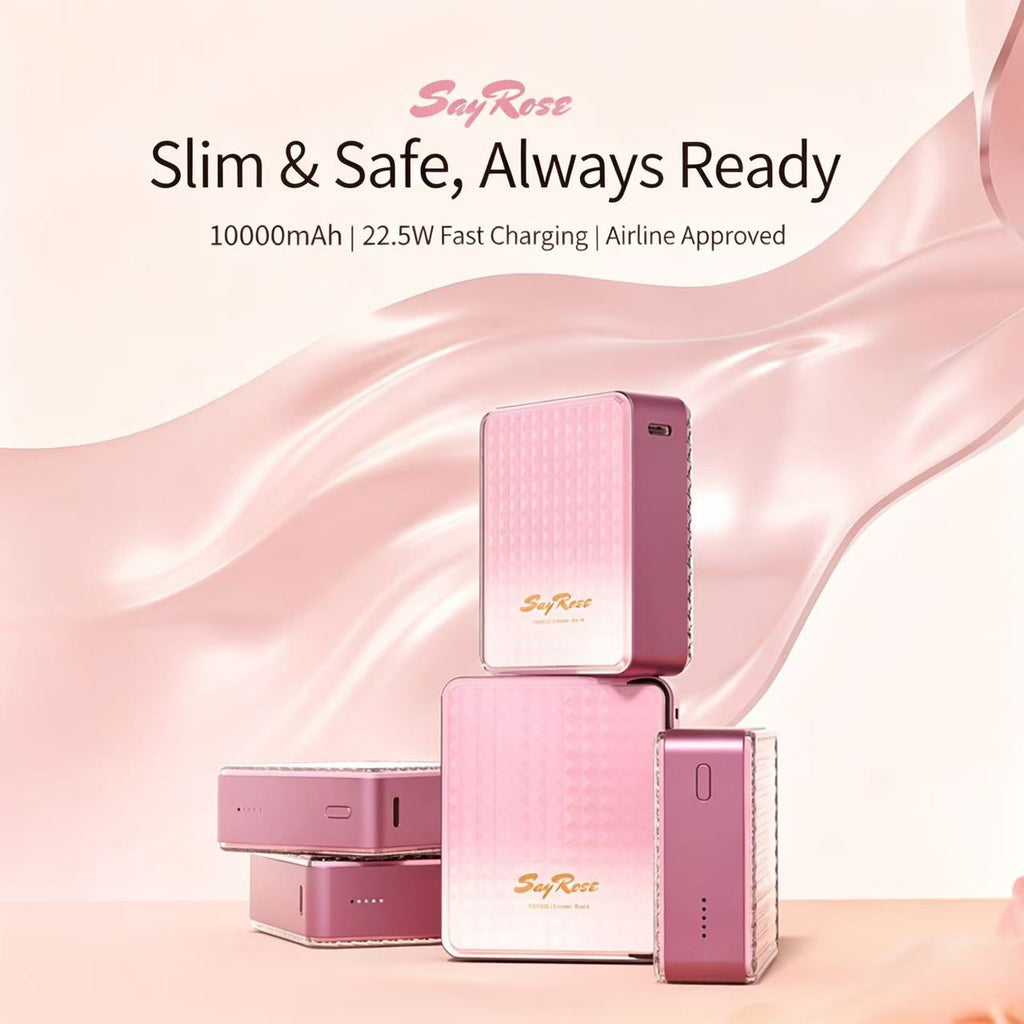 SayRose Crimson Glaze 10000mAh Wireless Power Bank YD-88