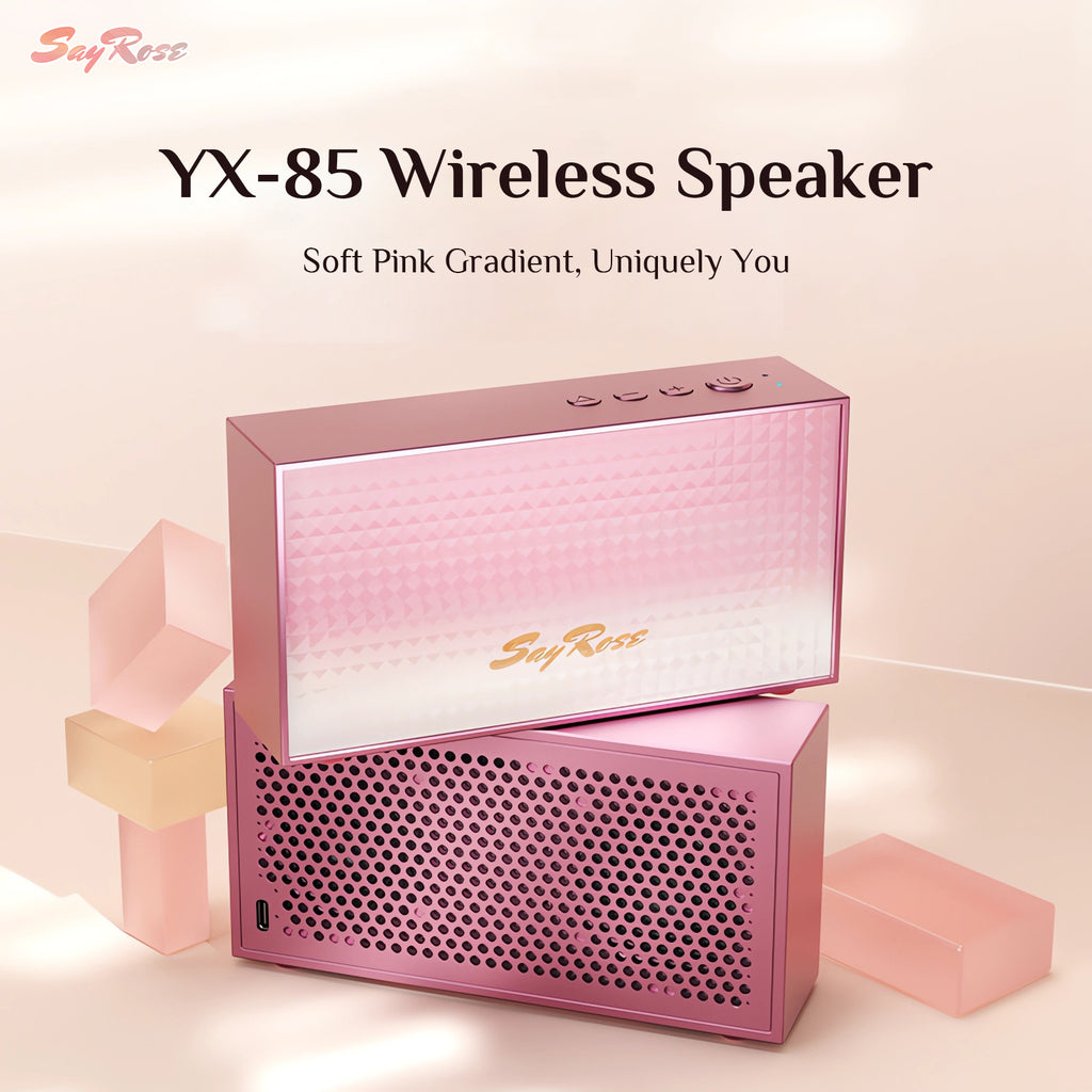 SayRose Wireless Speaker Soft Pink Gradient YX-85