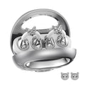 SayRose Crescent Diamond Quilted Wireless Earbuds RJ-65