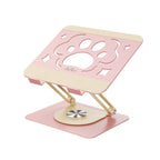 SayRose Cute Paws Adjustable Laptop Stand with 360 Rotating Base