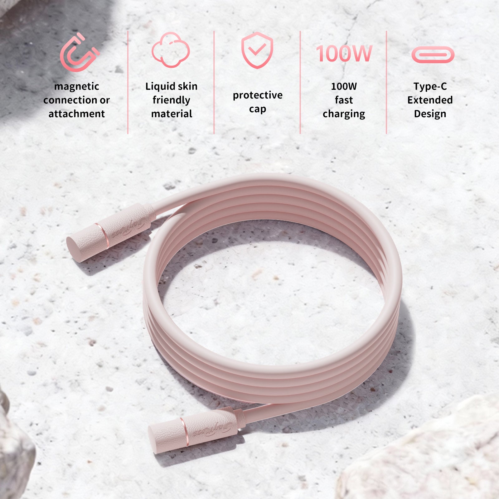 SayRose Donut Magnetic Charging Cable