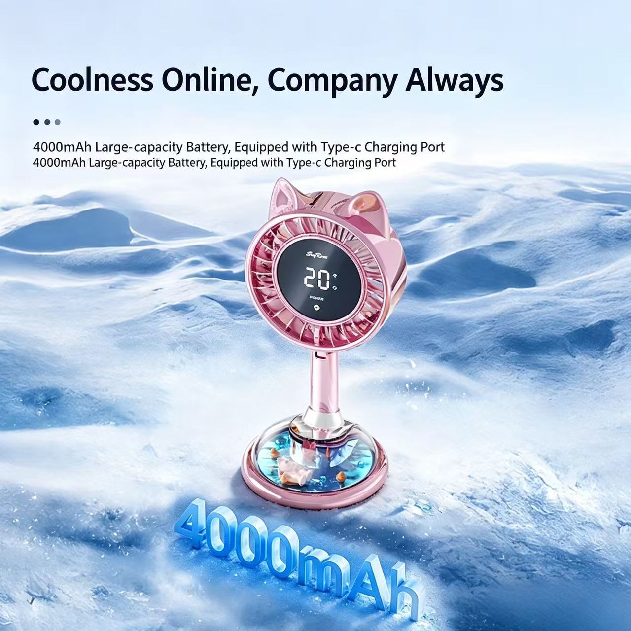 SayRose Portable Desktop Mini Fan FS-82