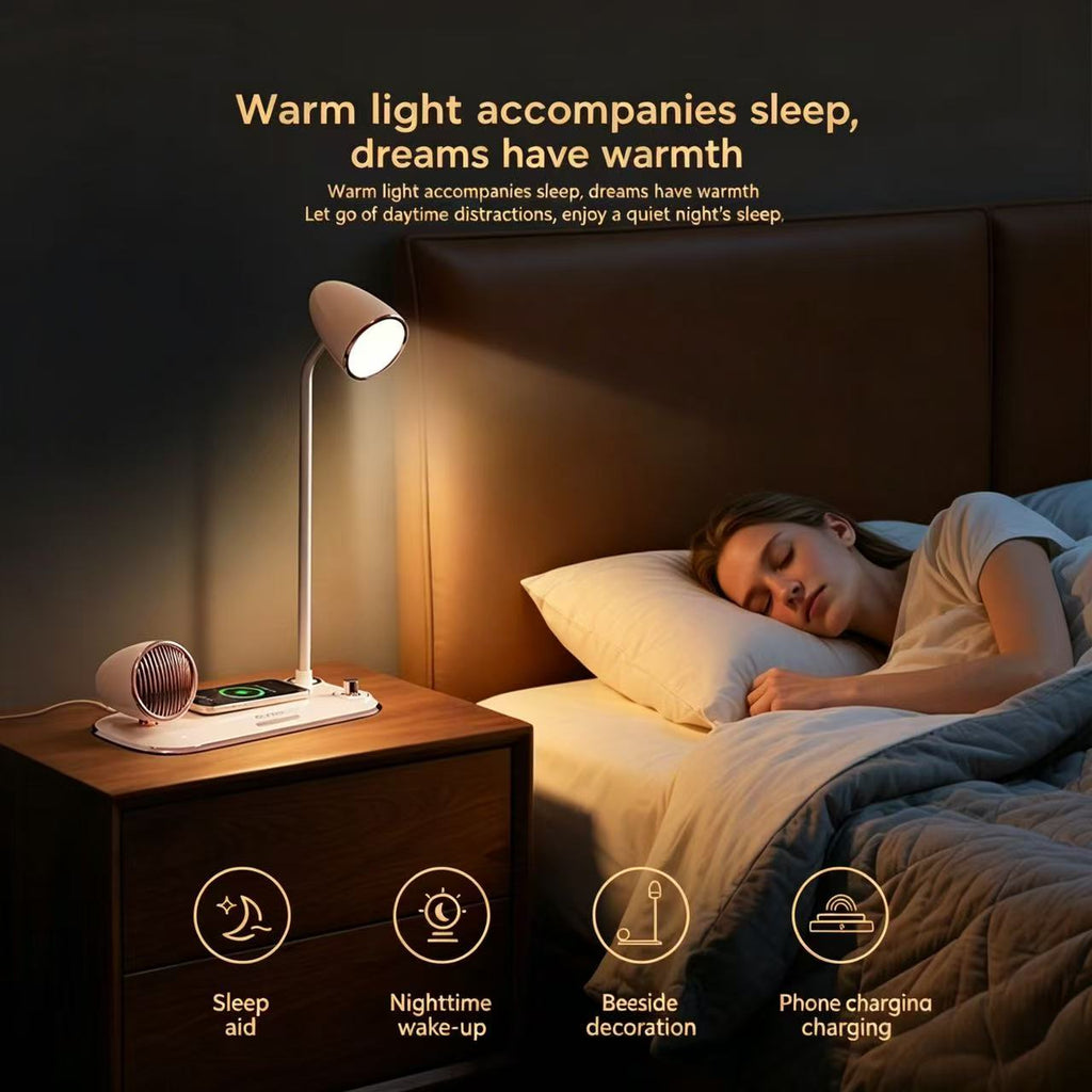 SayRose 3 in 1 Wireless Charging Speaker Desk Lamp ZY-66