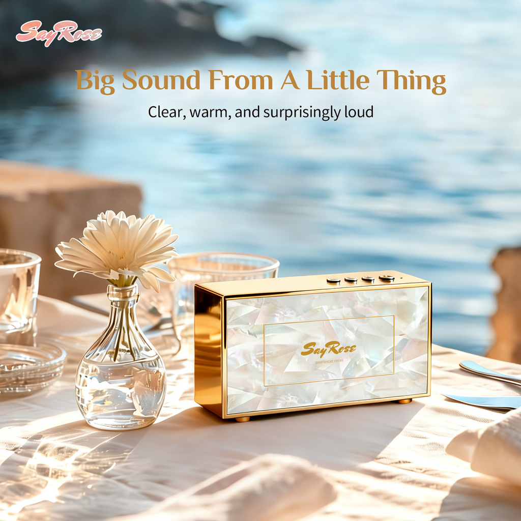 SayRose Wireless Speaker Perl White YX-95