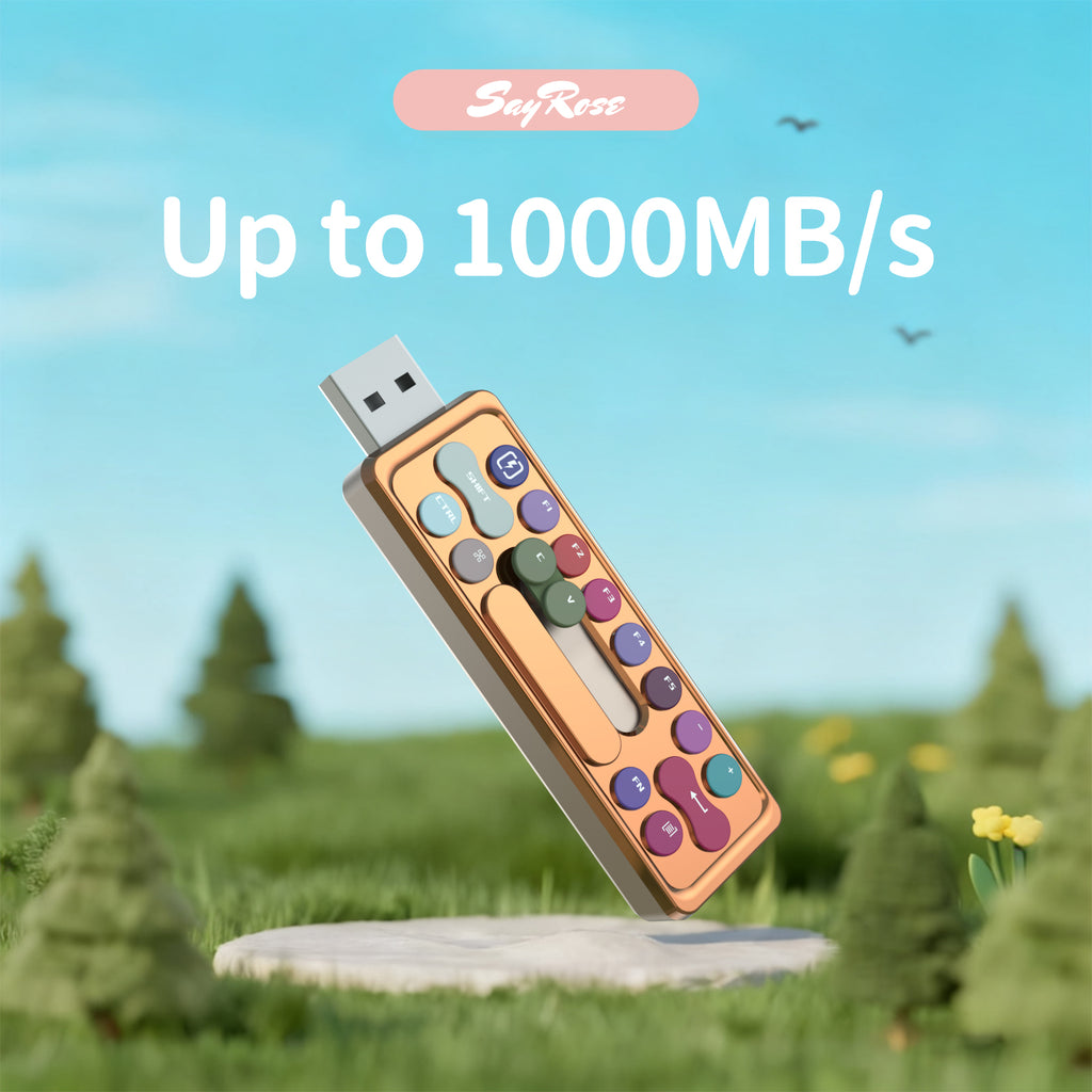 SayRose Candy Keyboard Solid State Flash Drive-UB03