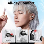 SayRose Crescent Diamond Quilted Wireless Earbuds RJ-65