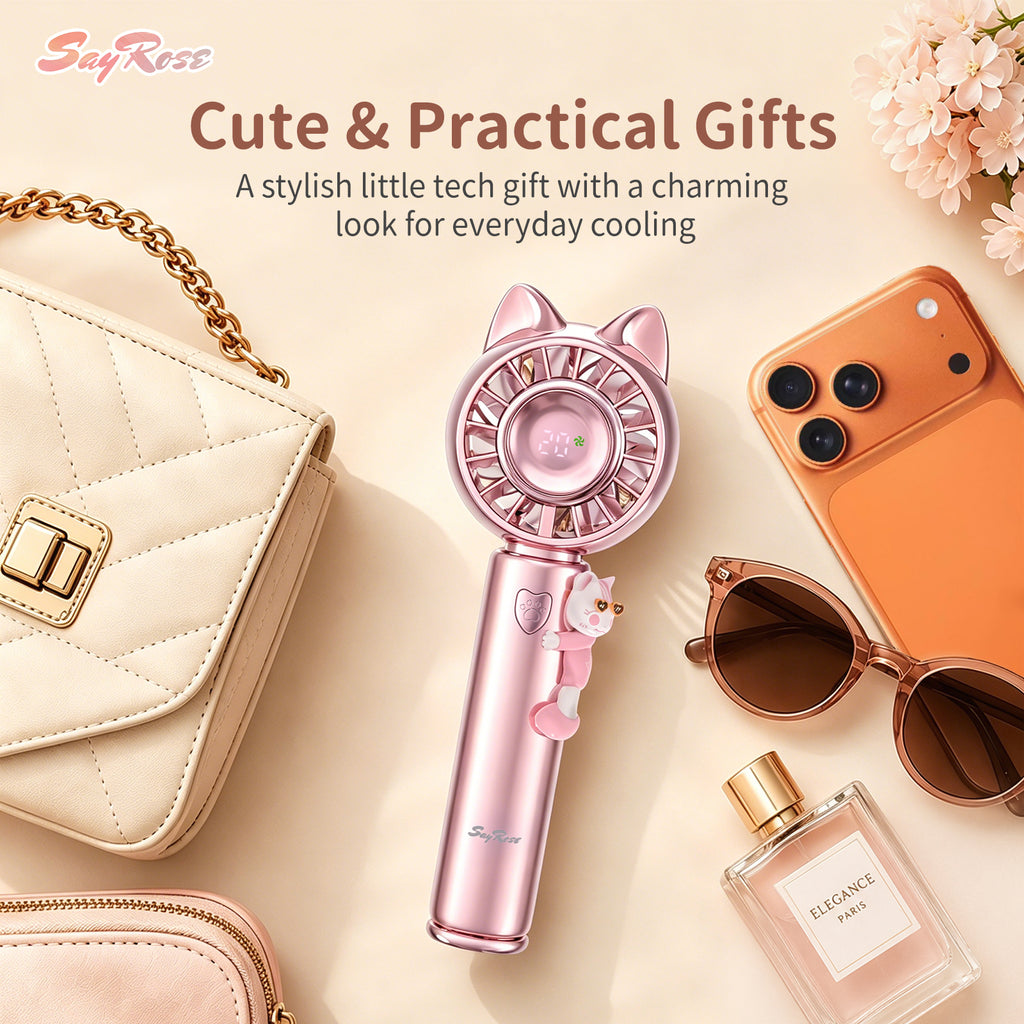 SayRose Portable Fan with digital display FS-53