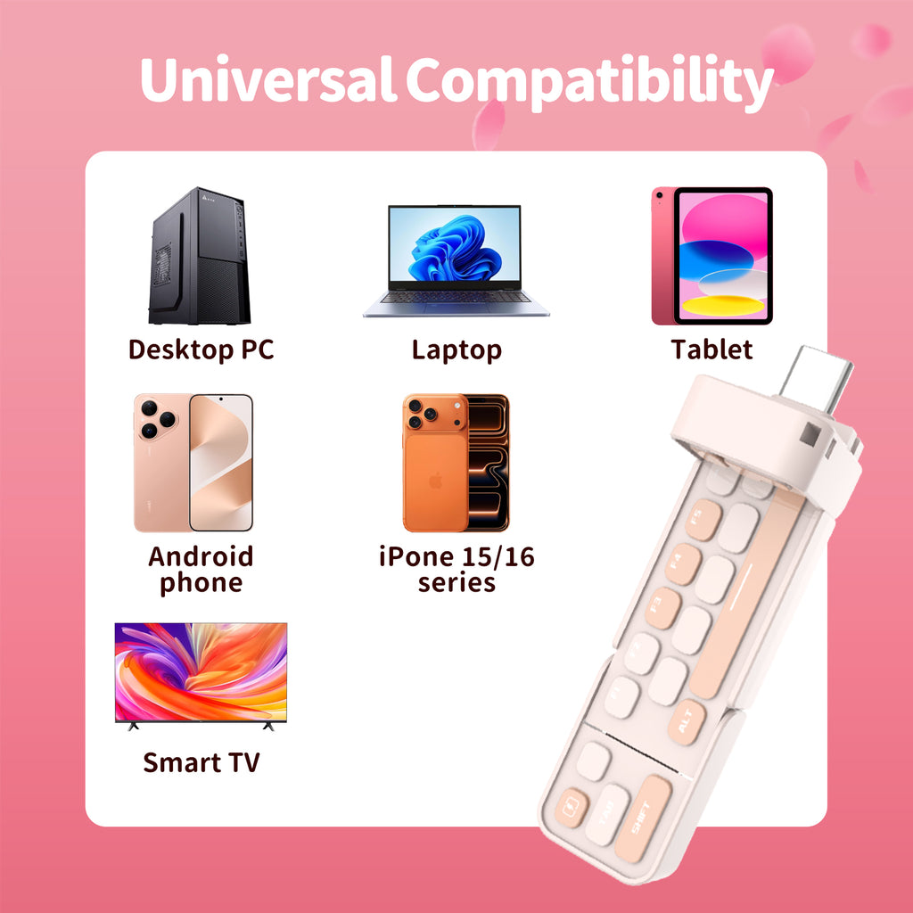 SayRose Mini Keyboard Solid State Flash Drive-UB02