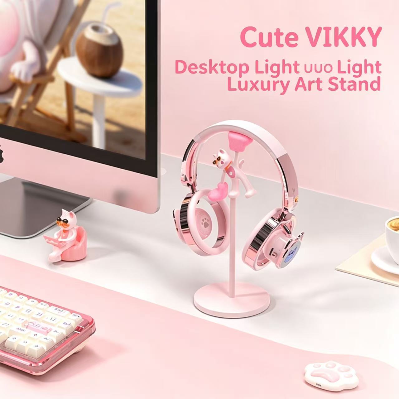 SayRose Vicky Meow Headphone Stand VE-76&VE-77 Hercules Meow