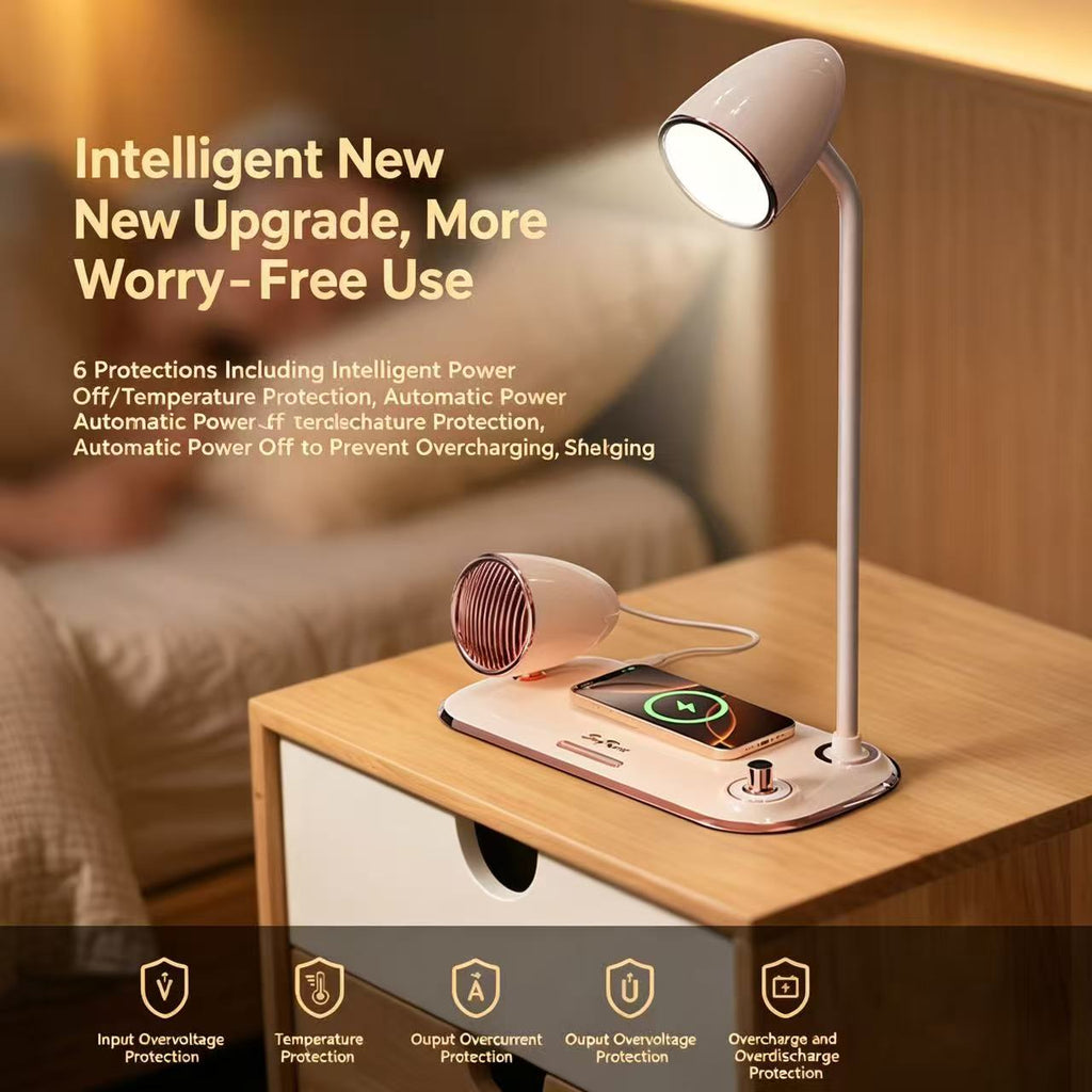 SayRose 3 in 1 Wireless Charging Speaker Desk Lamp ZY-66
