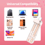 SayRose 512GB Portable SSD - Mini Keyboard Design External Solid State Drive-UB04