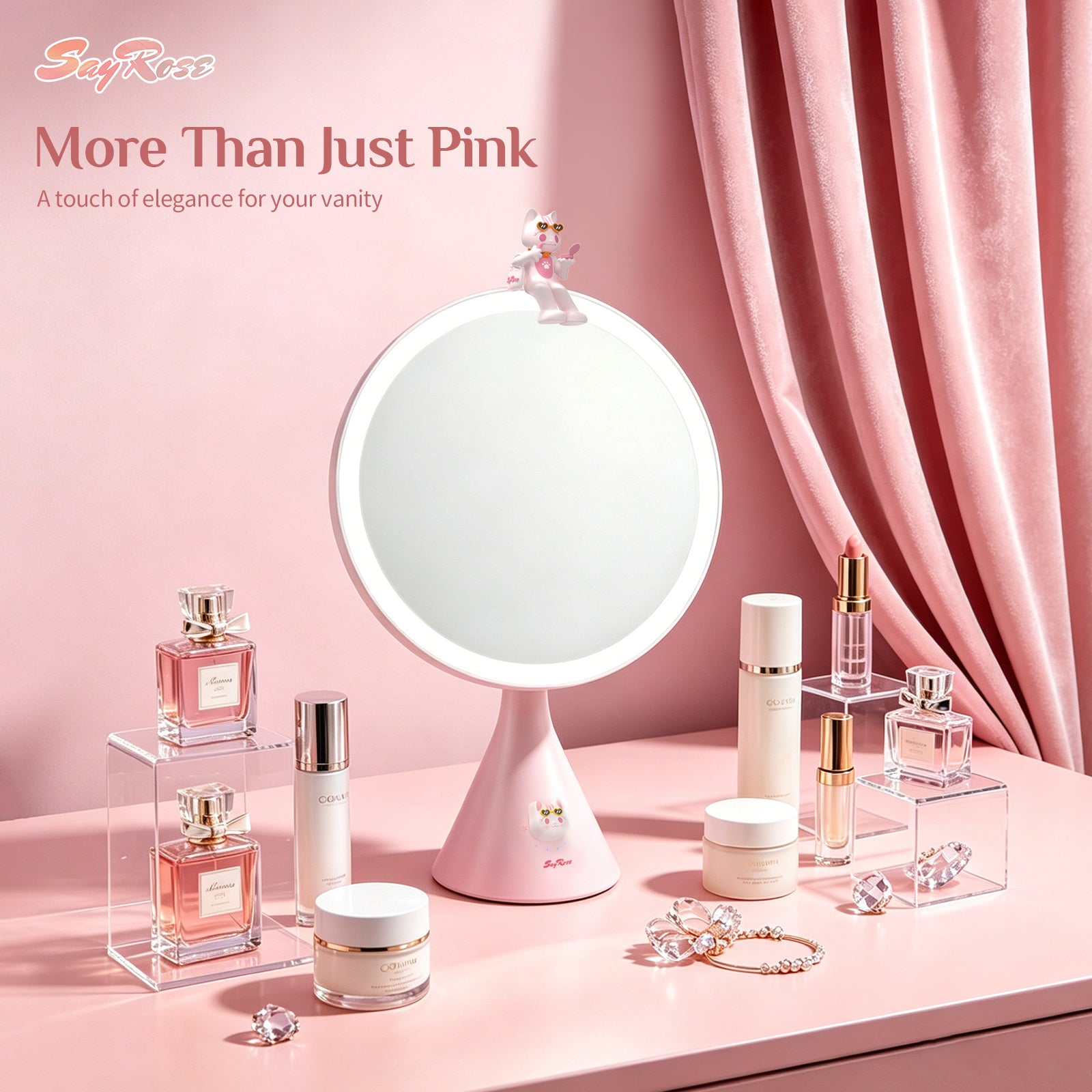 SayRose Rosy Glow Vanity Mirror ZB-77