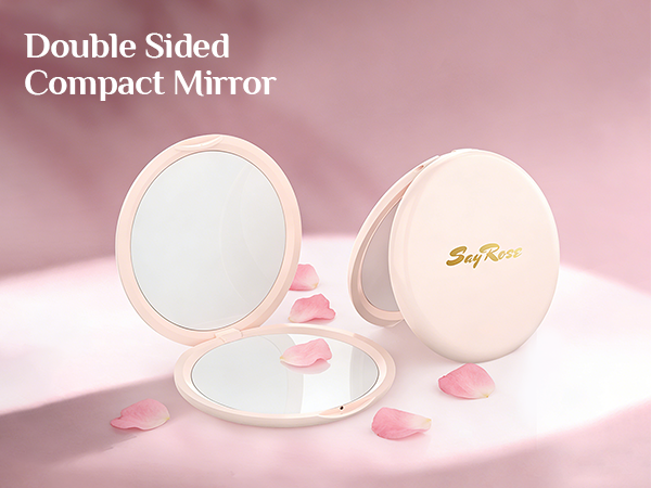 SayRose Round Compact Double-Sided Mirror ZB-12