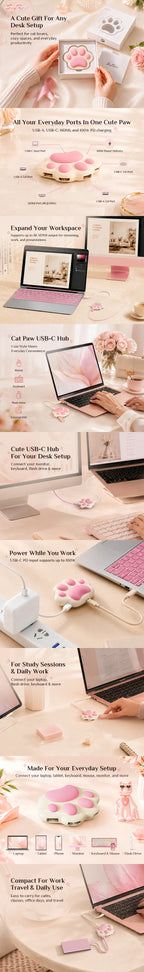 SayRose Cat's Claw 5-in-1 Docking Station VC05H