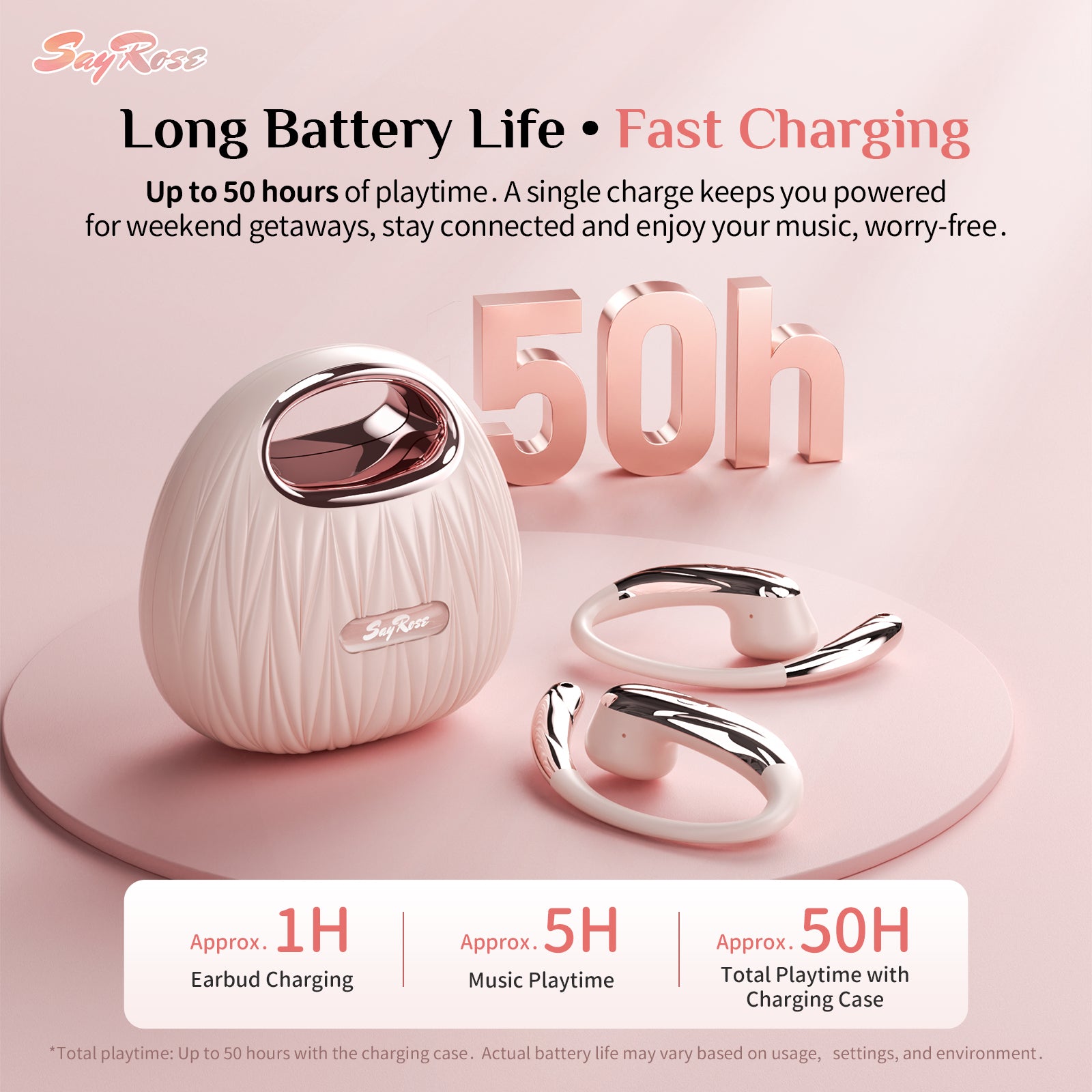 SayRose Handbag Wireless Sports Earphones RJ-68