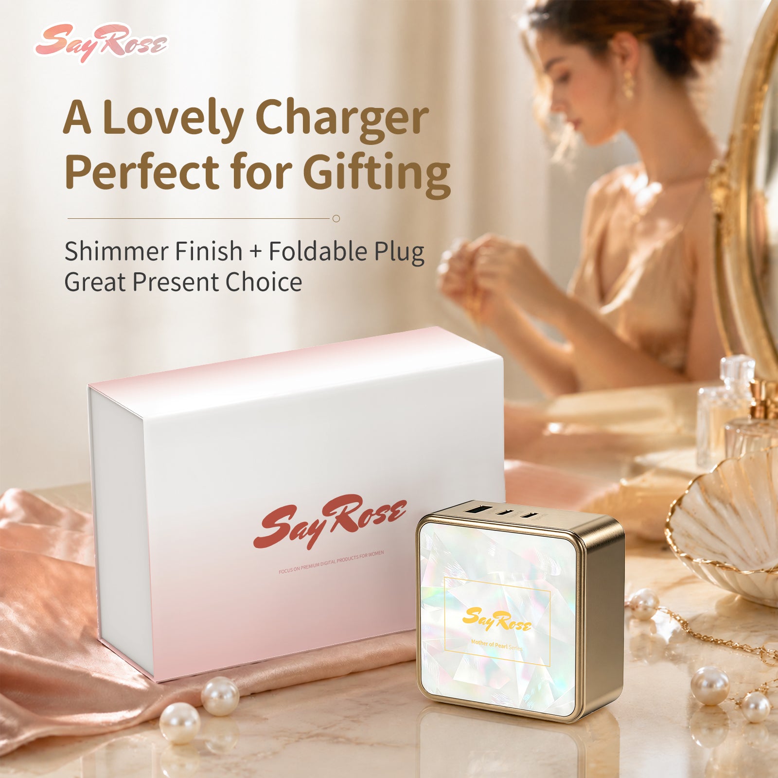 Say Rose Zhubei luminous gallium nitride charging head CD-97