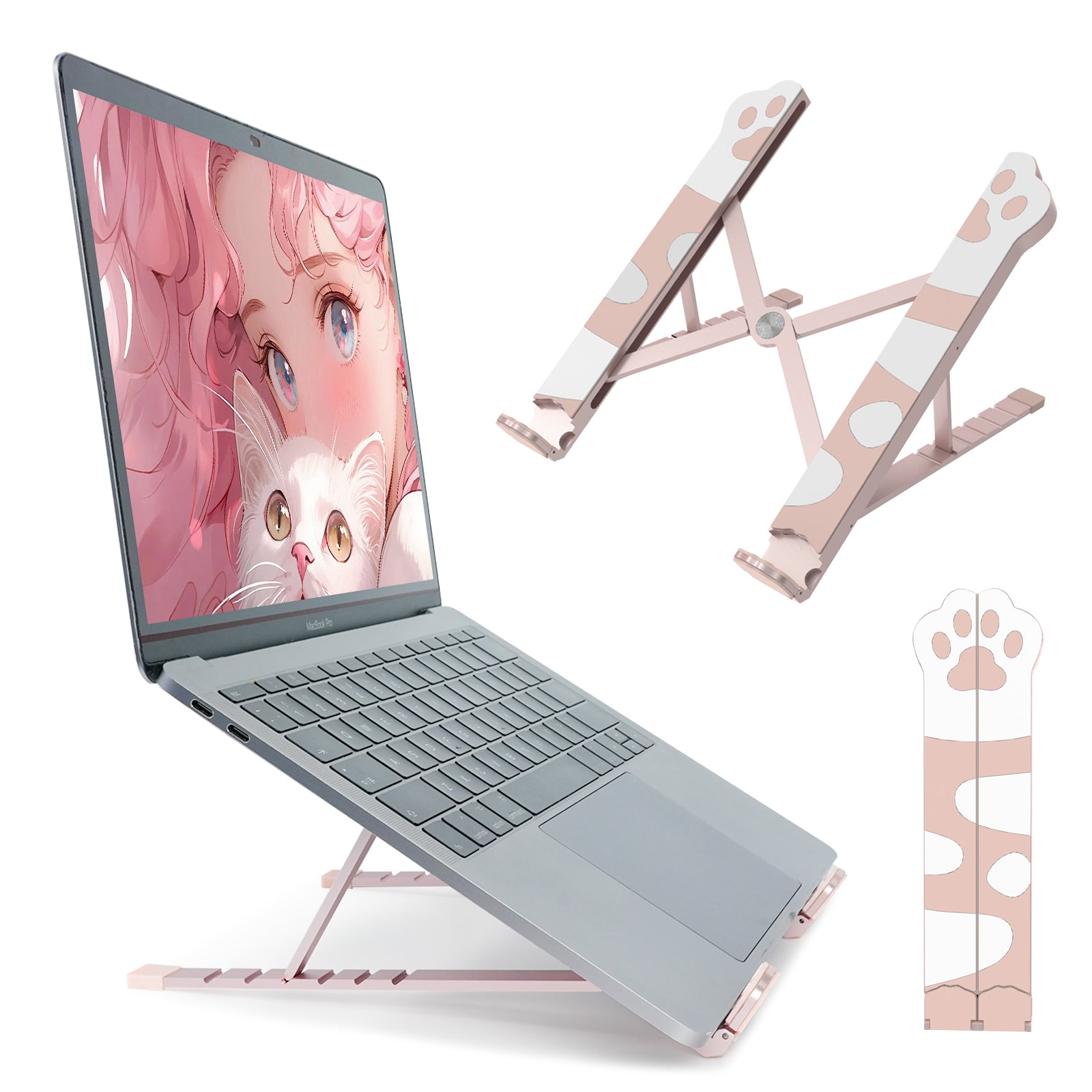 SayRose Mini Cat Paw Portable Cooling Stand-VX99