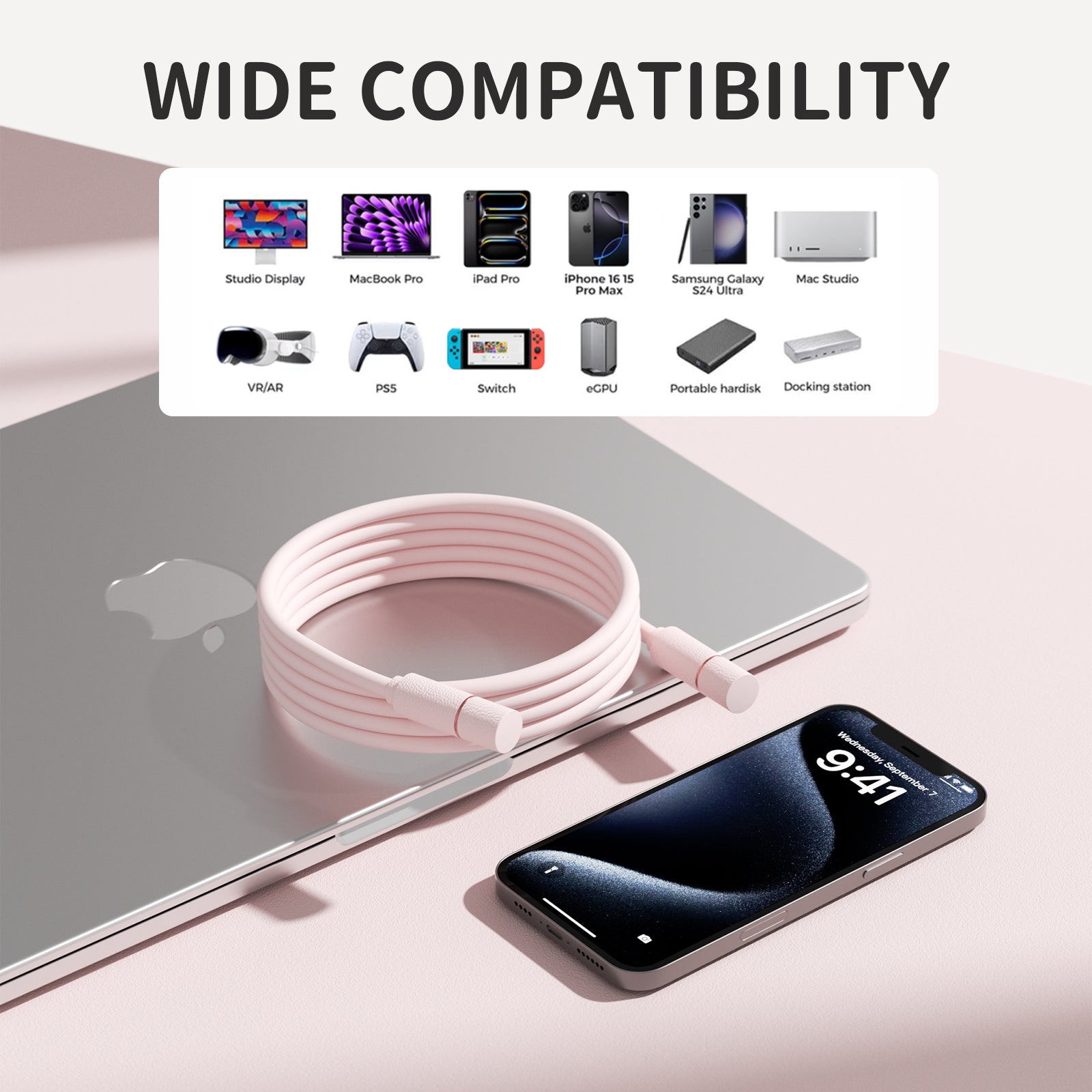 SayRose Donut Magnetic Charging Cable
