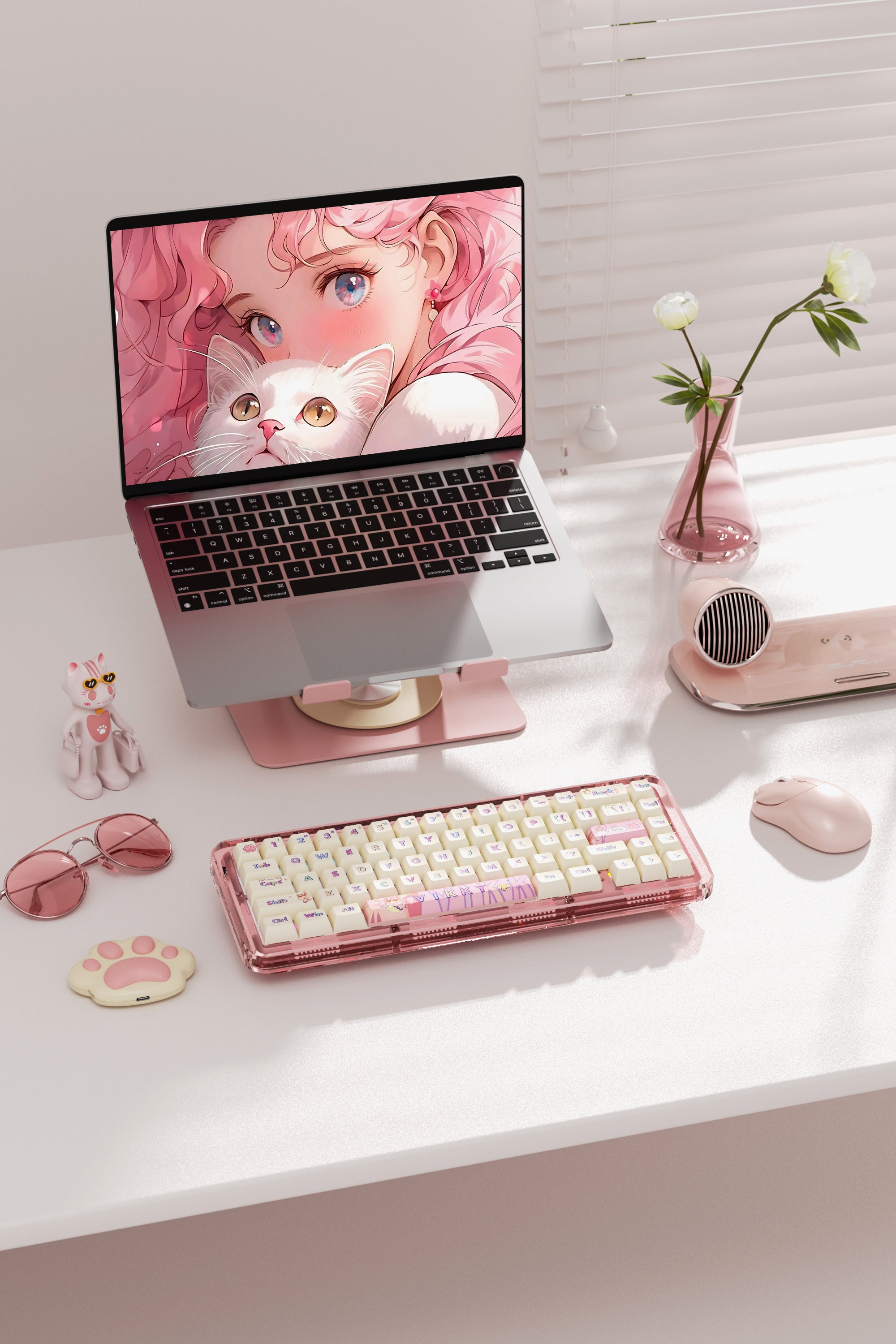 SayRose Jelly Pink Keyboard B67