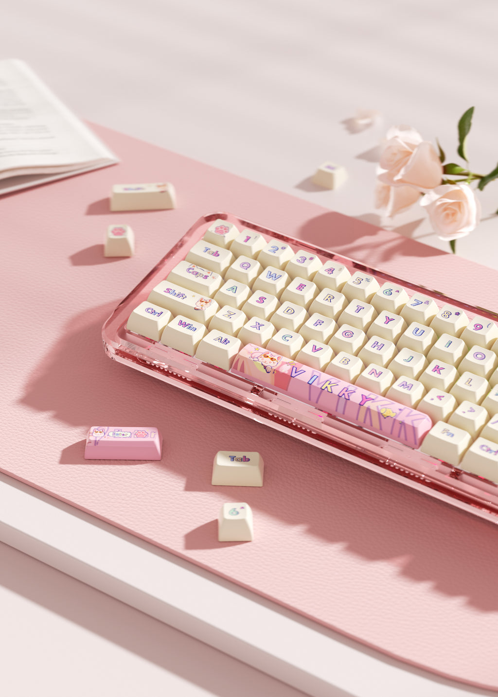 SayRose Jelly Pink Keyboard B67