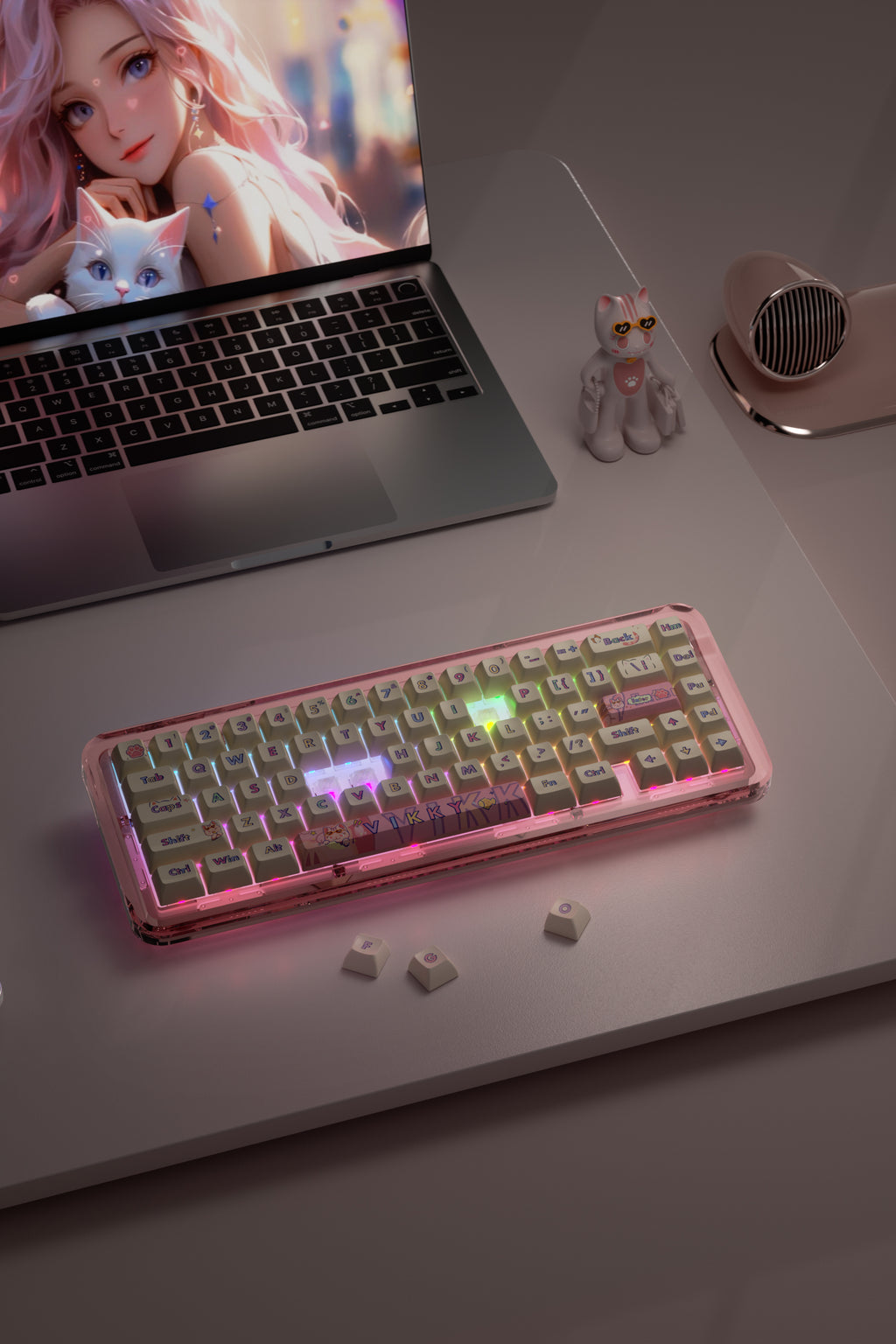 SayRose Jelly Pink Keyboard B67