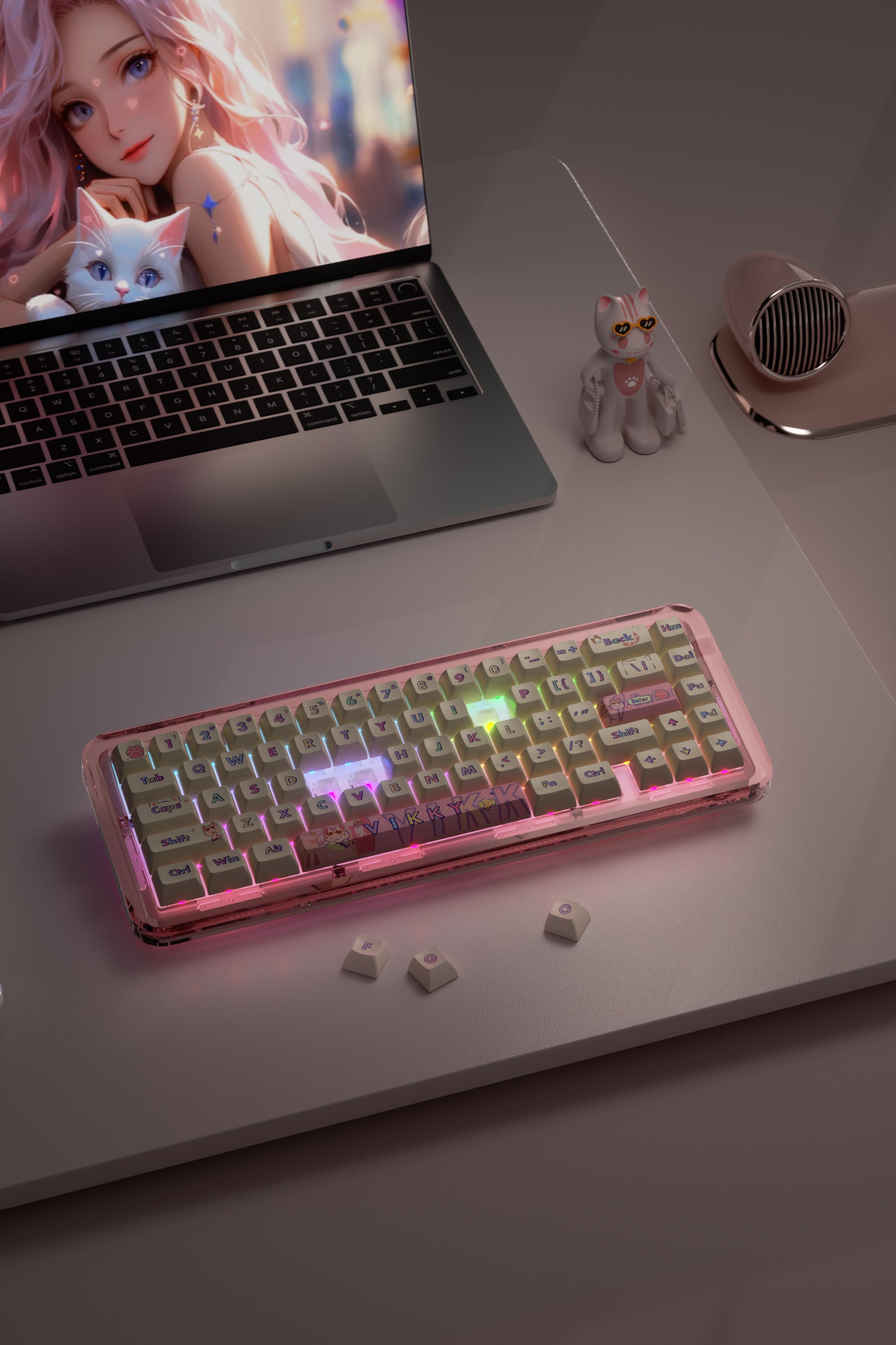 SayRose Jelly Pink Keyboard B67