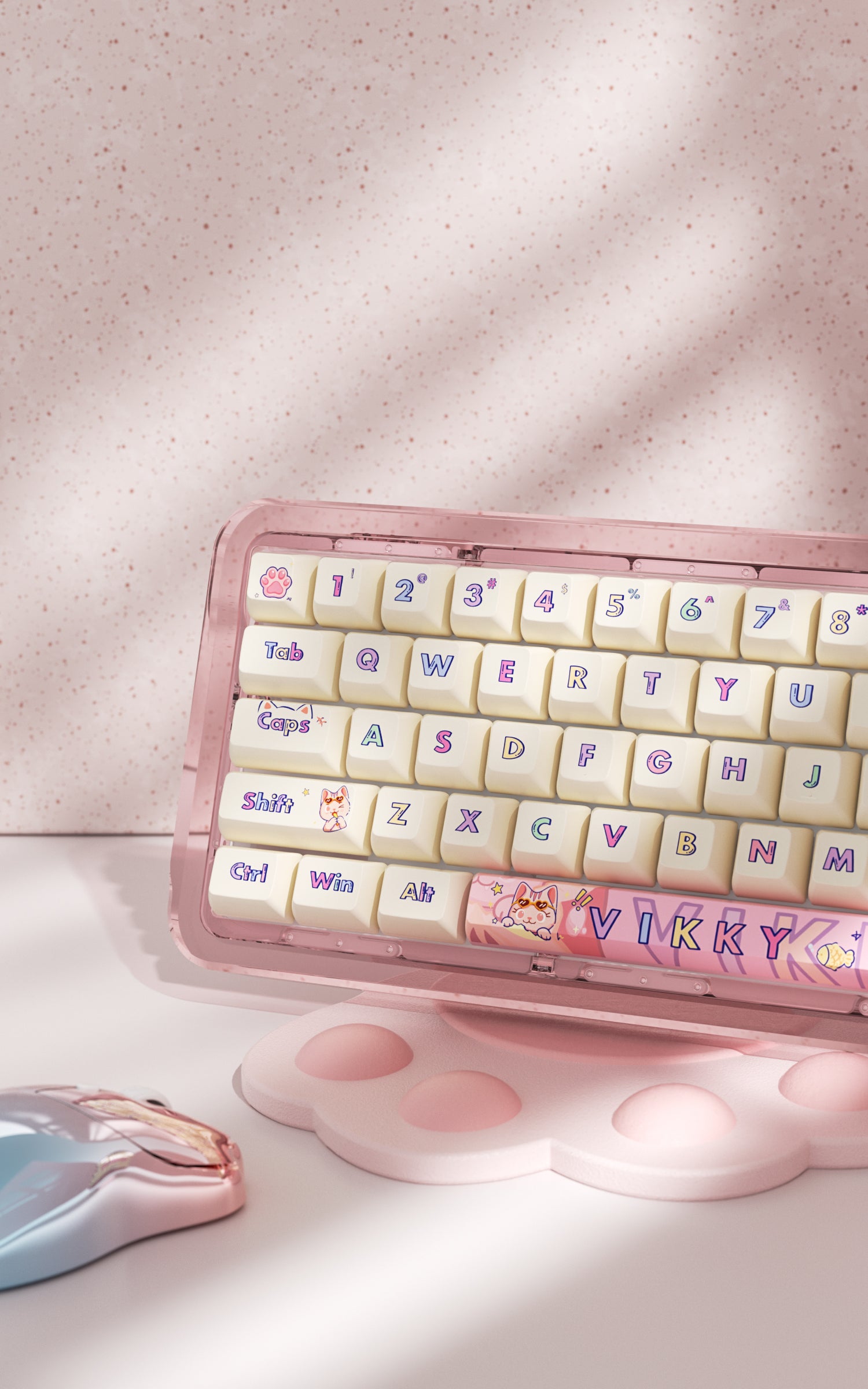 SayRose Jelly Pink Keyboard B67