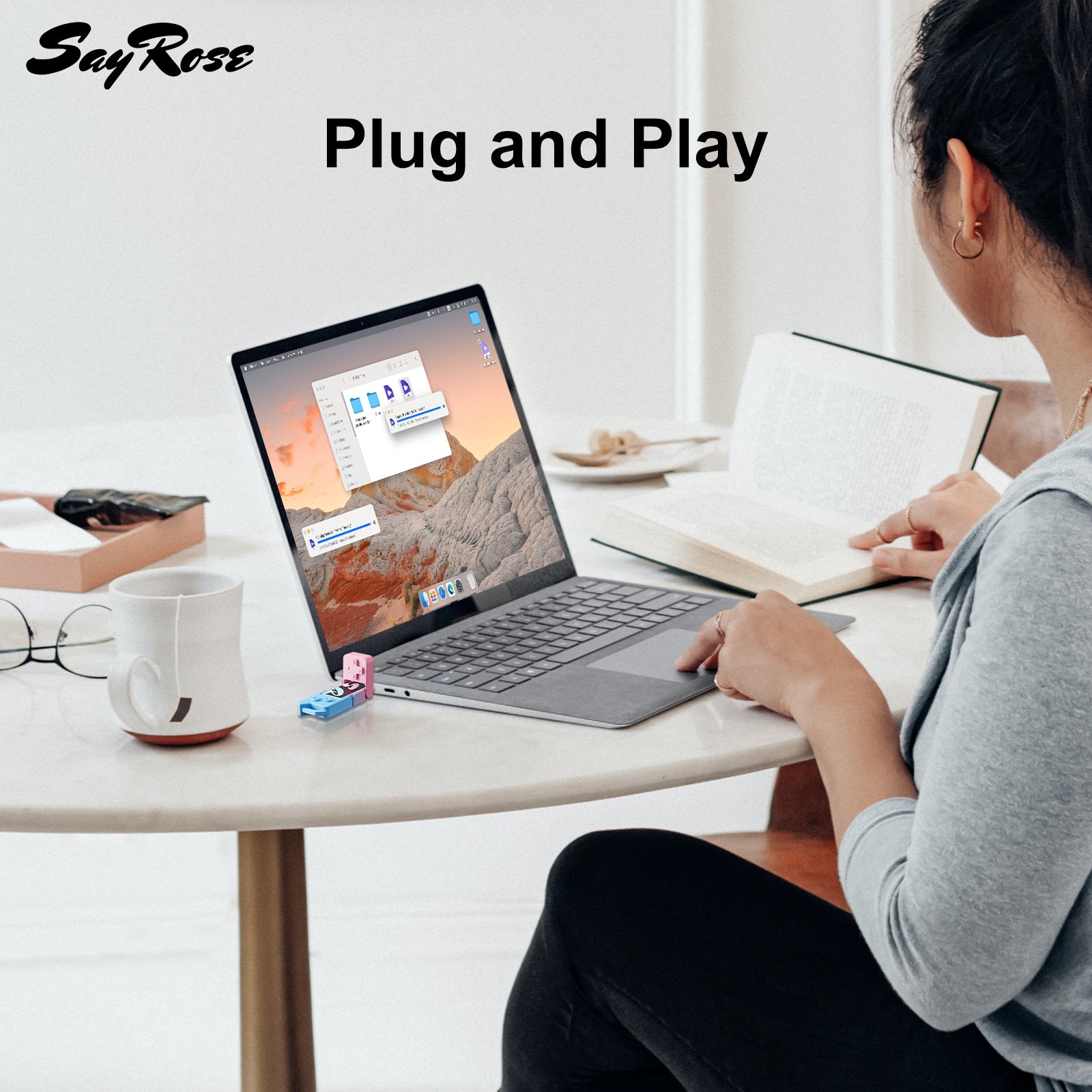 SayRose Dual-Interface Solid-State Flash Drive-UP1