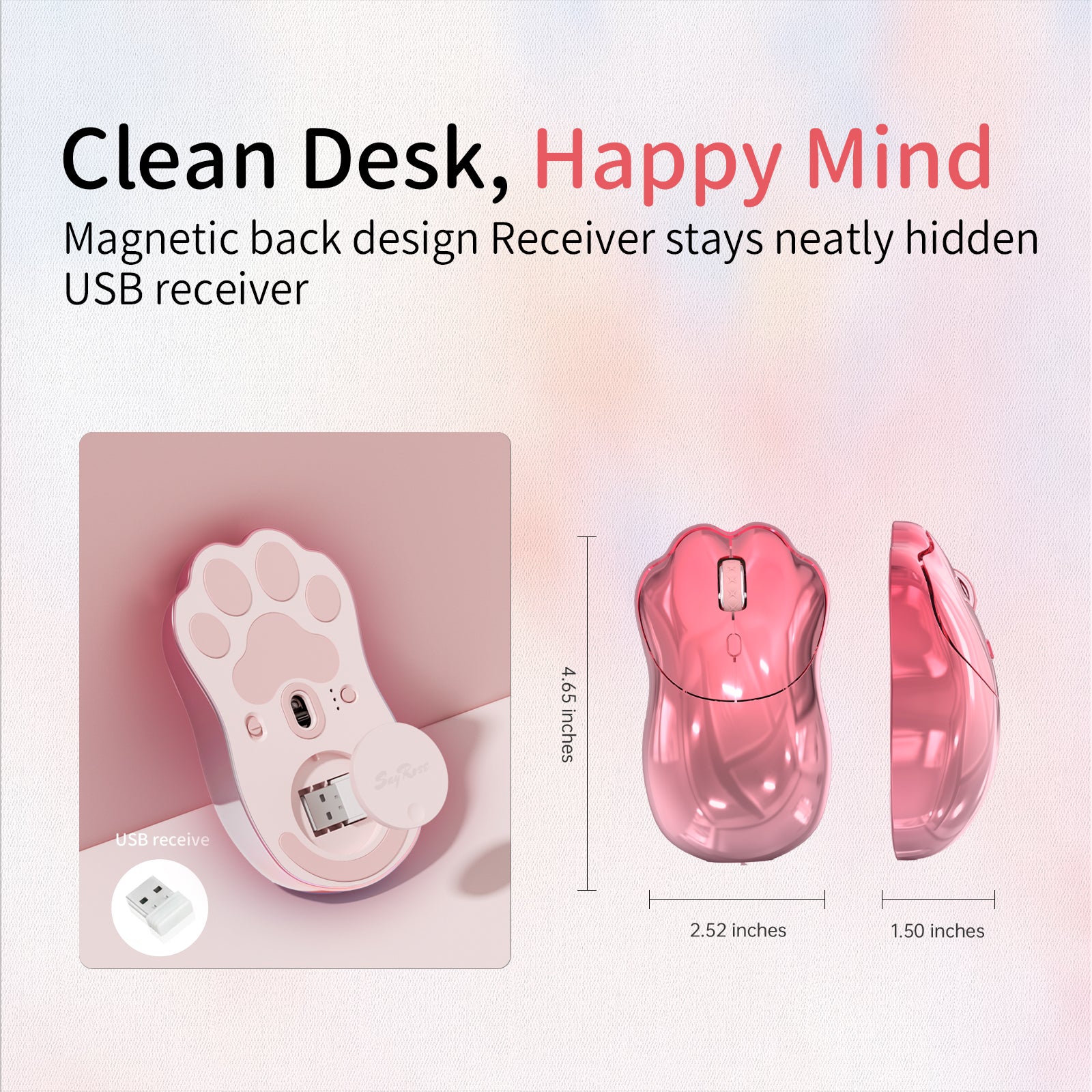 SayRose Cat Claw Wireless Mouse MO-76