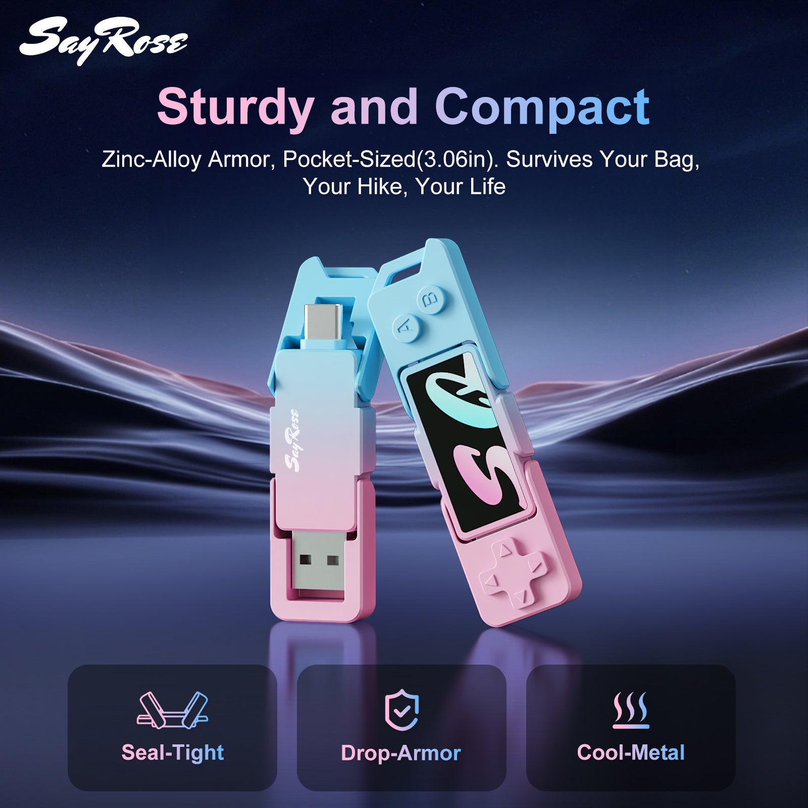 SayRose Dual-Interface Solid-State Flash Drive-UP1